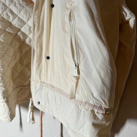 FREE POEPLE‎ Movement Round And Round Brushed Sail Ivory Puffer Jacket XL - Picture 10 of 10